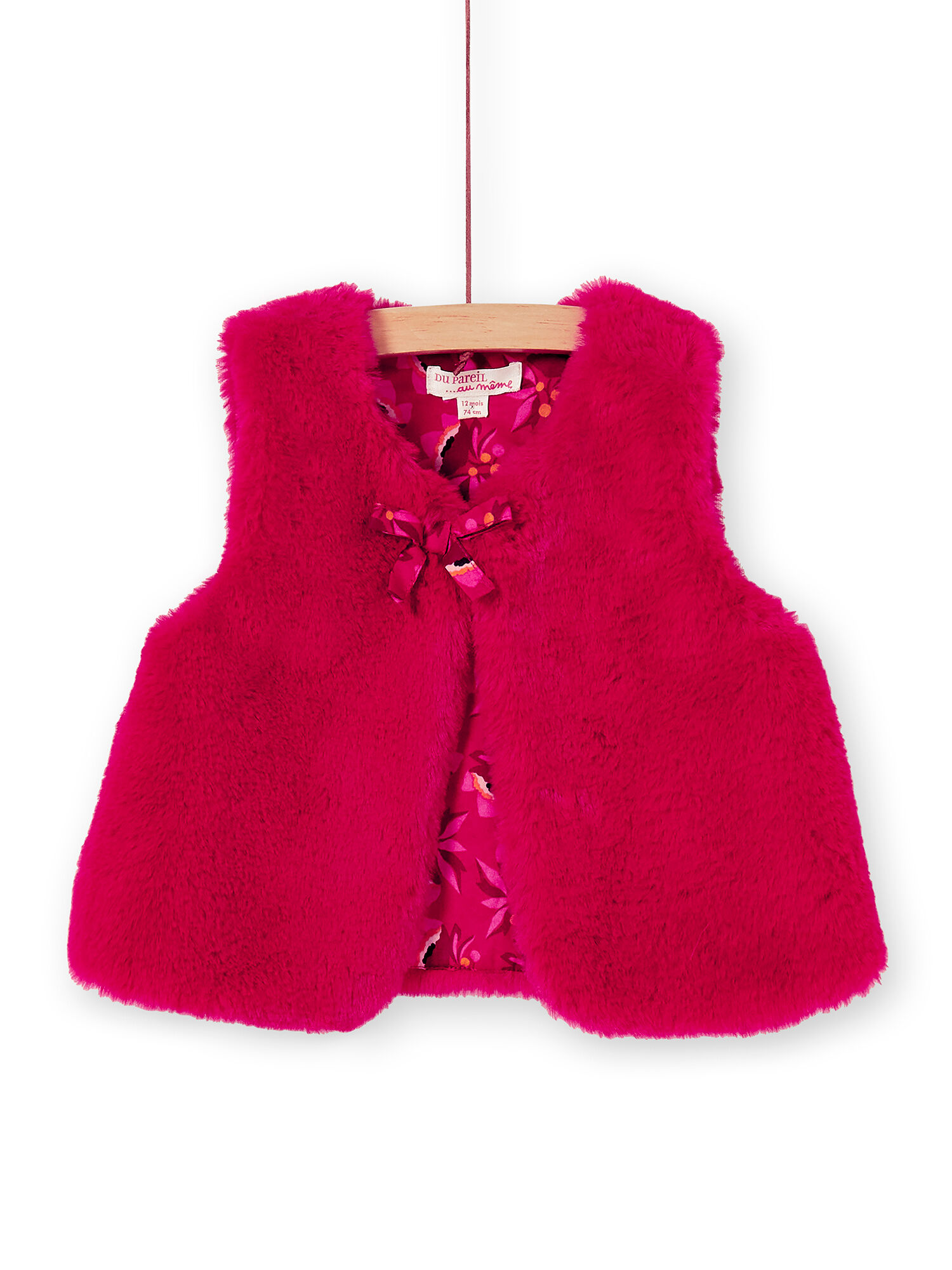 Gilet fausse deals fourrure fille